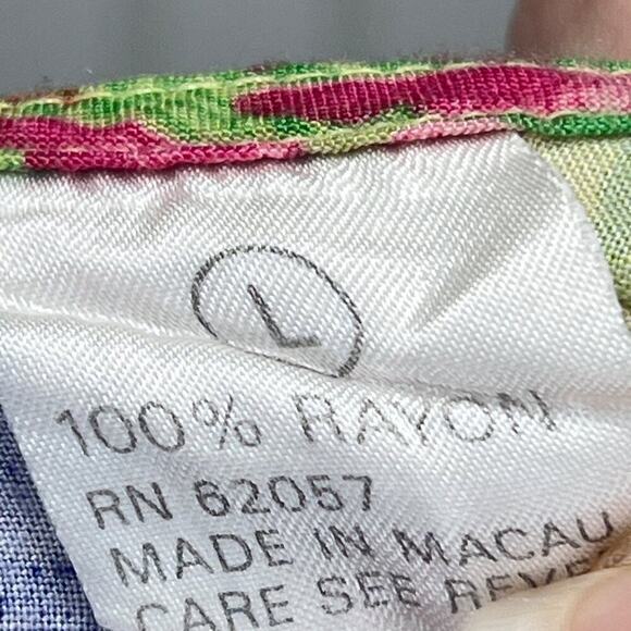 Vintage Holly Lane 90s Floral Tank Top Blouse Sleeveless Square Patchwork Print - Picture 9 of 9